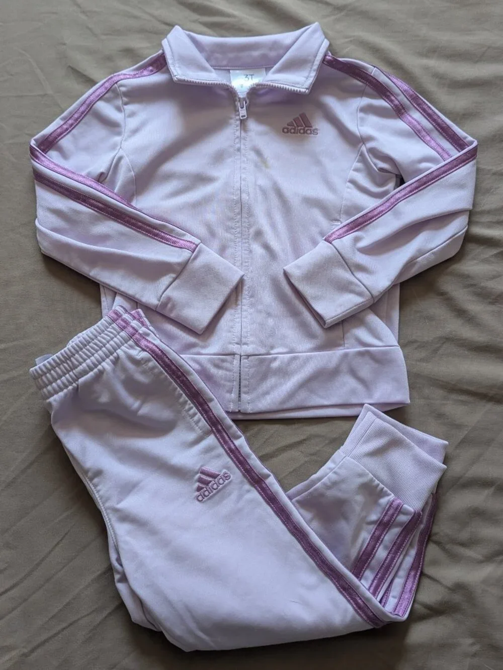 Adidas Lavender Jumpsuit 3T